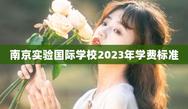 南京实验国际学校2023年学费标准